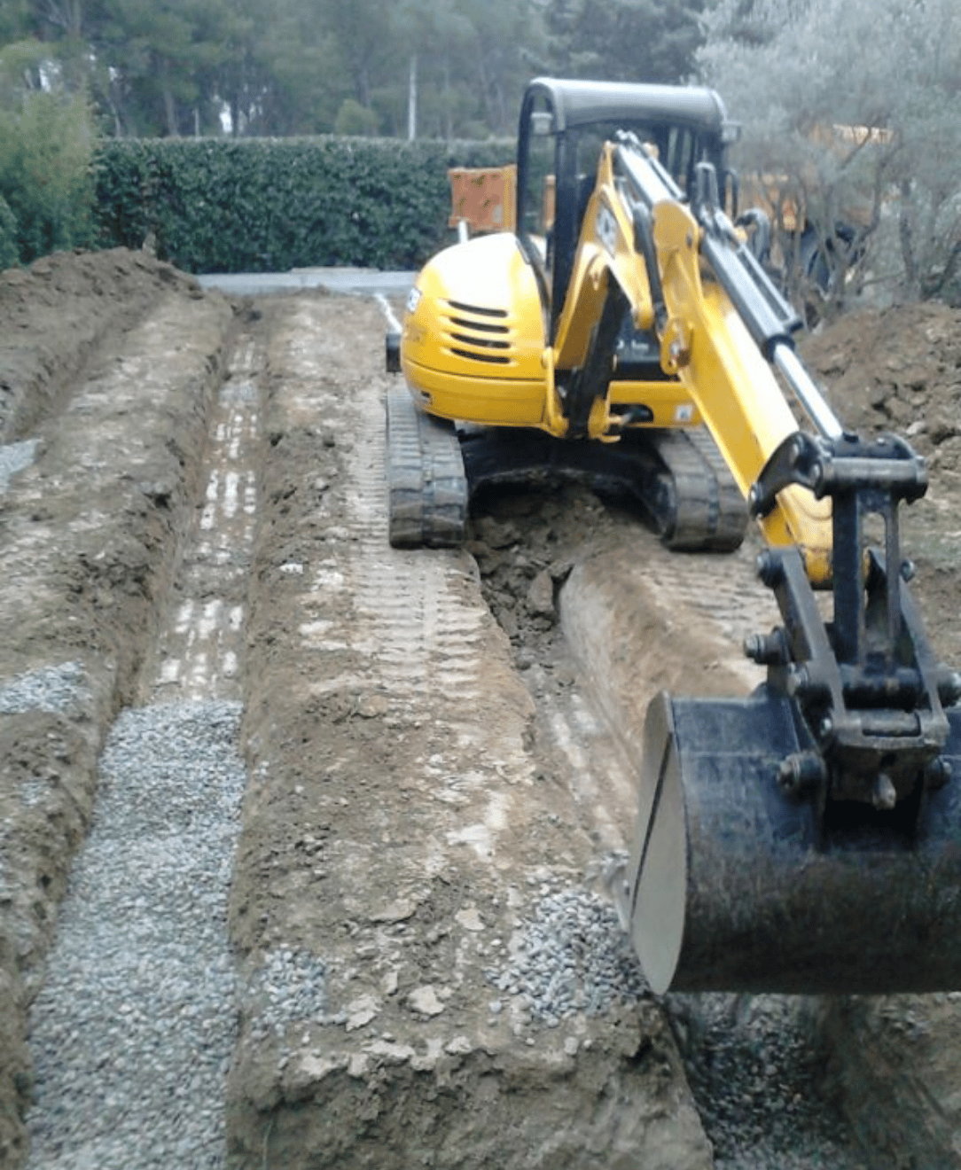 terrassement assainissement fosse septique nantes